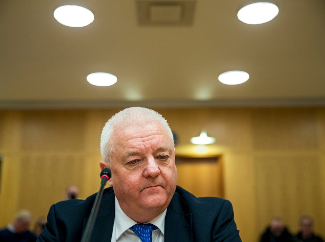 Oslo 20200205.
Frode Berg vitner i Oslo Tingrett i forbindelse med Ølen - saken.
Foto: Terje Pedersen / NTB scanpix Oslo 20200205.
Frode Berg vitner i Oslo Tingrett i forbindelse med Ølen - saken.
Foto: Terje Pedersen / NTB scanpix
