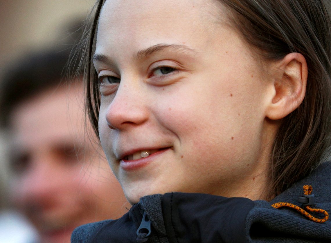 Climate change activist Greta Thunberg speaks during a Fridays for Future protest in Turin, Italy December 13, 2019. REUTERS/Guglielmo Mangiapane Climate change activist Greta Thunberg speaks during a Fridays for Future protest in Turin, Italy December 13, 2019. REUTERS/Guglielmo Mangiapane