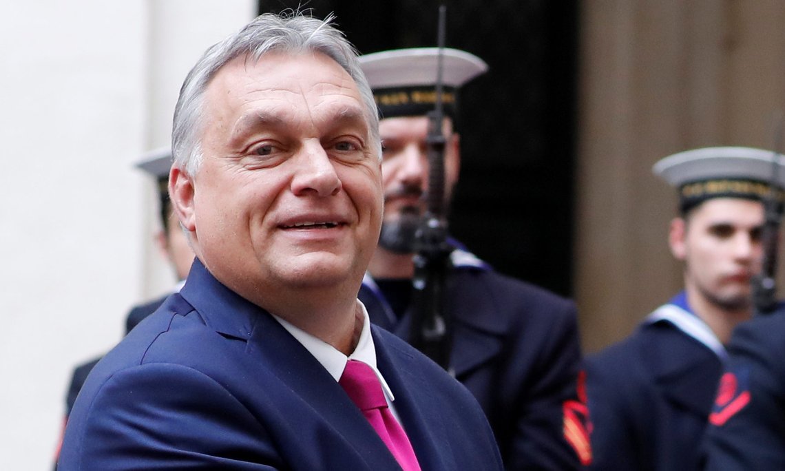 Hungarian Prime Minister Viktor Orban meets Italian Prime Minister Giuseppe Conte (not pictured) during a visit to Rome, Italy February 3, 2020. REUTERS/Remo Casilli Hungarian Prime Minister Viktor Orban meets Italian Prime Minister Giuseppe Conte (not pictured) during a visit to Rome, Italy February 3, 2020. REUTERS/Remo Casilli