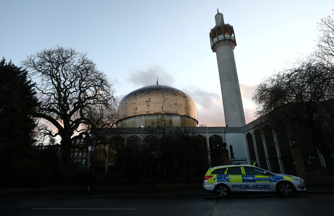 General view shows outside of the London Central Mosque in London, Britain, February 20, 2020. REUTERS/Simon Dawson General view shows outside of the London Central Mosque in London, Britain, February 20, 2020. REUTERS/Simon Dawson