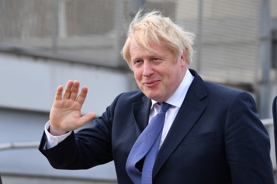 Britain's Prime Minister Boris Johnson waves as he arrives to attend a cabinet meeting held at the National Glass Centre at the University of Sunderland, in Sunderland, Britain January 31, 2020. Paul Ellis/Pool via REUTERS Britain's Prime Minister Boris Johnson waves as he arrives to attend a cabinet meeting held at the National Glass Centre at the University of Sunderland, in Sunderland, Britain January 31, 2020. Paul Ellis/Pool via REUTERS