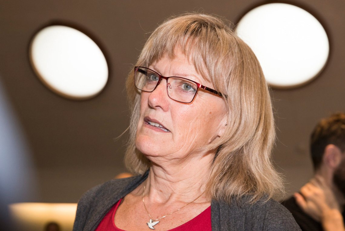 Oslo 20170919.
Karin Andersen blir Stortingets eldste kvinne. Her da SVs stortingsgruppe samlet seg for første gang etter valget.
Foto: Terje Pedersen / NTB scanpix Oslo 20170919.
Karin Andersen blir Stortingets eldste kvinne. Her da SVs stortingsgruppe samlet seg for første gang etter valget.
Foto: Terje Pedersen / NTB scanpix