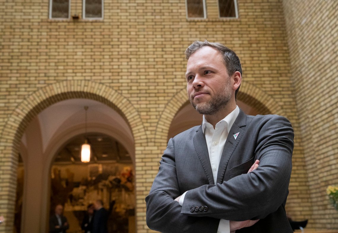 Oslo 20200316.
SV- leder Audun Lysbakken i Stortinget mandag. Stortinget behandler regjeringens krisepakke
Foto: Terje Bendiksby / NTB scanpix Oslo 20200316.
SV- leder Audun Lysbakken i Stortinget mandag. Stortinget behandler regjeringens krisepakke
Foto: Terje Bendiksby / NTB scanpix