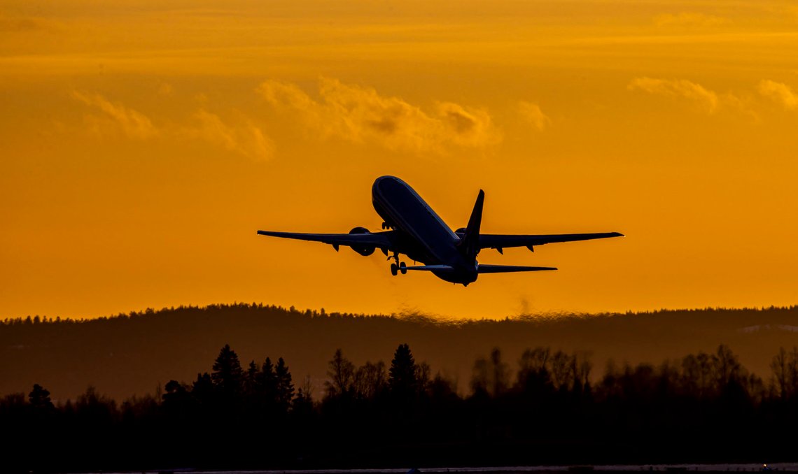 Gardermoen 20200116.
Et SAS-fly letter fra Oslo lufthavn (OSL).
Foto: Håkon Mosvold Larsen / NTB scanpix Gardermoen 20200116.
Et SAS-fly letter fra Oslo lufthavn (OSL).
Foto: Håkon Mosvold Larsen / NTB scanpix