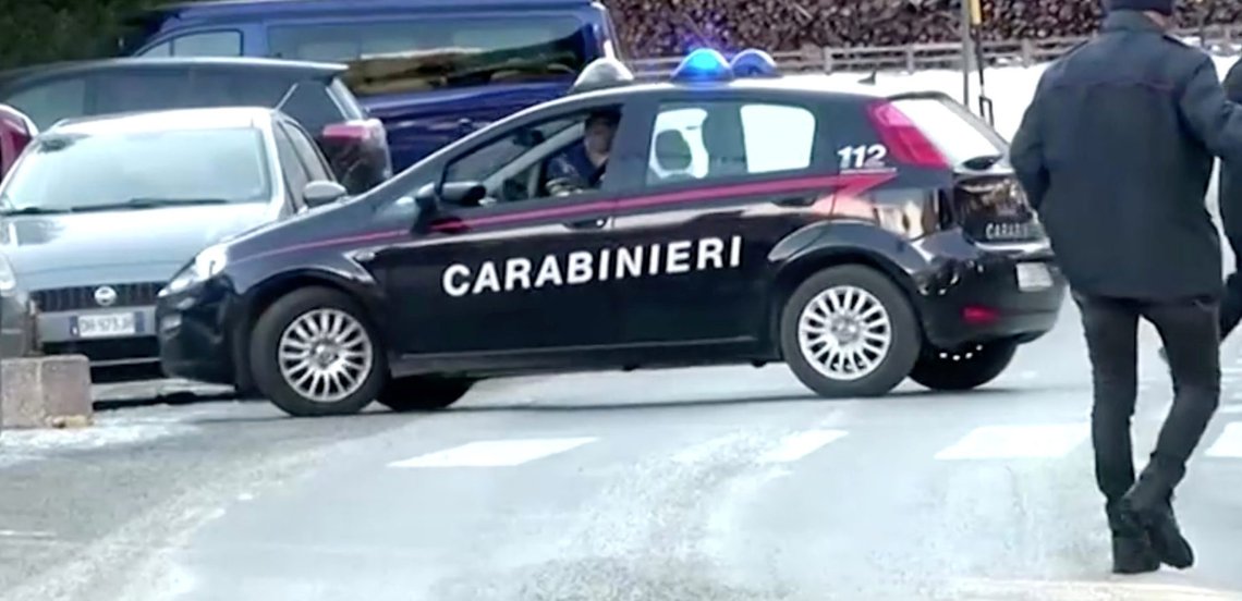 A Carabinieri military police car is seen near the site where a suspected drunk driver fatally struck a group of German tourists in Lutago, Italy January 5, 2020 in this still image taken from video. Trentino TV via REUTERS ATTENTION EDITORS - THIS IMAGE HAS BEEN SUPPLIED BY A THIRD PARTY. NO RESALES. NO ARCHIVES. REUTERS TV RESTRICTIONS: Broadcasters: NONE Digital: NONE. For Reuters customers only. A Carabinieri military police car is seen near the site where a suspected drunk driver fatally struck a group of German tourists in Lutago, Italy January 5, 2020 in this still image taken from video. Trentino TV via REUTERS ATTENTION EDITORS - THIS IMAGE HAS BEEN SUPPLIED BY A THIRD PARTY. NO RESALES. NO ARCHIVES. REUTERS TV RESTRICTIONS: Broadcasters: NONE Digital: NONE. For Reuters customers only.