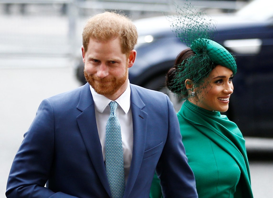 Britain's Prince Harry and Meghan, Duchess of Sussex, arrive for the annual Commonwealth Service at Westminster Abbey in London, Britain March 9, 2020. REUTERS/Henry Nicholls Britain's Prince Harry and Meghan, Duchess of Sussex, arrive for the annual Commonwealth Service at Westminster Abbey in London, Britain March 9, 2020. REUTERS/Henry Nicholls