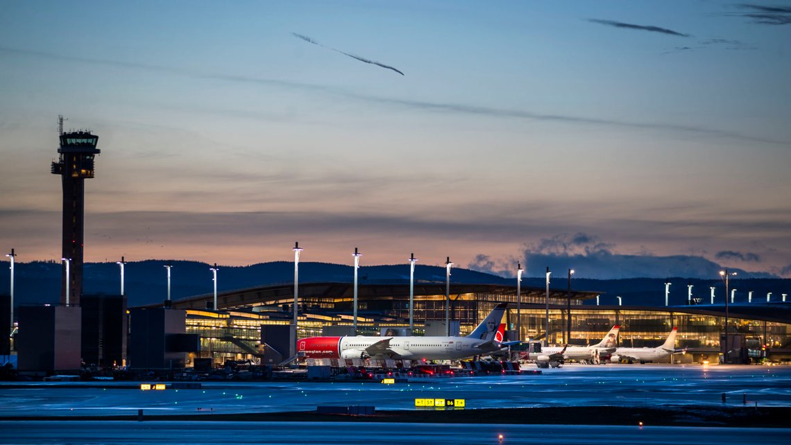 Oslo lufthavn Gardermoen den 16. januar 2020. Foto: Håkon Mosvold Larsen / NTB scanpix. Oslo lufthavn Gardermoen den 16. januar 2020. Foto: Håkon Mosvold Larsen / NTB scanpix.