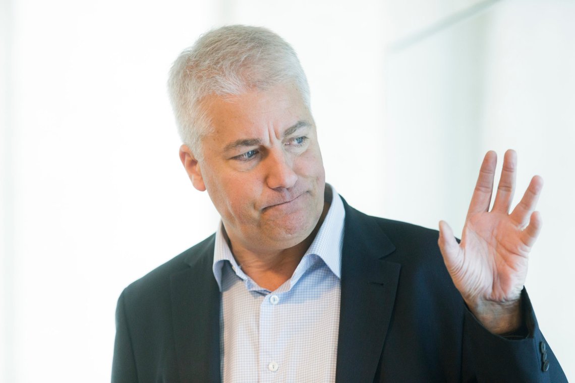 OSLO 20181002.
NHOs sjeføkonom Øystein Dørum presenterer Økonomisk overblikk 3/18, NHOs kvartalsrapport
Foto: Berit Roald / NTB scanpix OSLO 20181002.
NHOs sjeføkonom Øystein Dørum presenterer Økonomisk overblikk 3/18, NHOs kvartalsrapport
Foto: Berit Roald / NTB scanpix