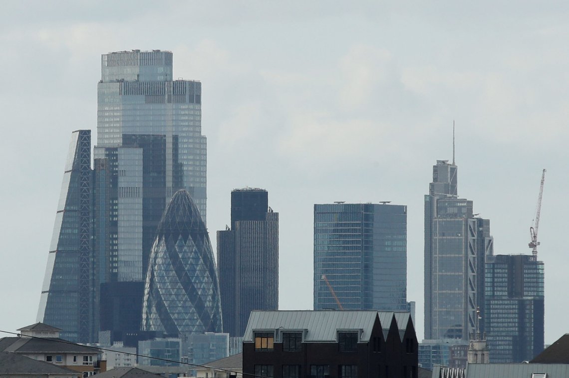 General view of the city of London, as the spread of the coronavirus disease (COVID-19) continues, London, Britain, April 6, 2020. REUTERS/Matthew Childs General view of the city of London, as the spread of the coronavirus disease (COVID-19) continues, London, Britain, April 6, 2020. REUTERS/Matthew Childs