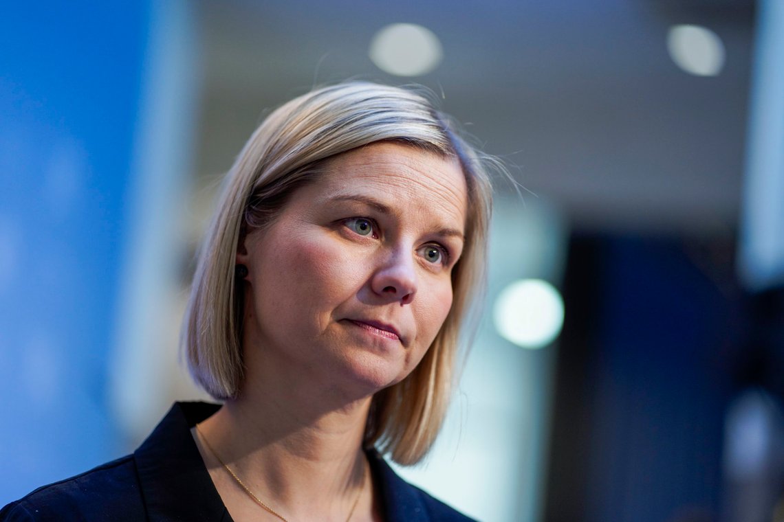 Oslo 20200407.
Kunnskapsminister Guri Melby (V) under en pressekonferanse om hvilke koronatiltak regjeringen ønsker å videreføre i dagene og ukene etter påske.
Foto: Håkon Mosvold Larsen / NTB scanpix Oslo 20200407.
Kunnskapsminister Guri Melby (V) under en pressekonferanse om hvilke koronatiltak regjeringen ønsker å videreføre i dagene og ukene etter påske.
Foto: Håkon Mosvold Larsen / NTB scanpix