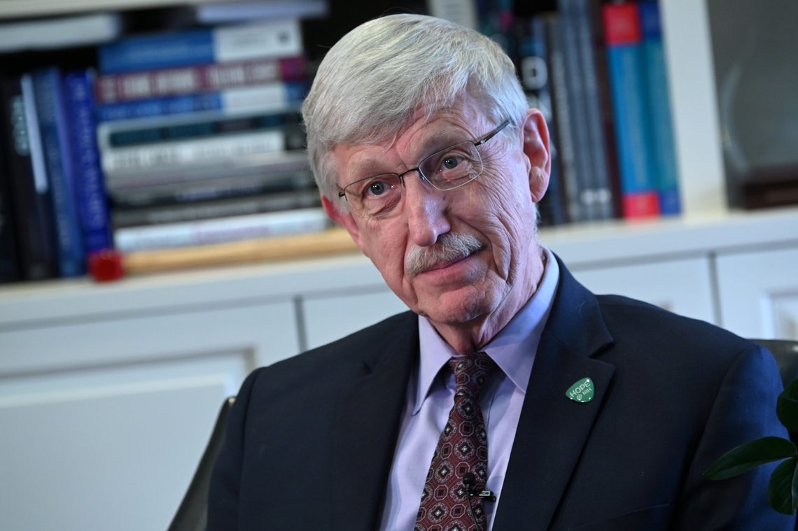 National Institutes of Health Director Francis Collins discusses his agency's breakthrough in sickle cell anemia research during an interview in Washington, U.S. March 11, 2019. REUTERS/Erin Scott National Institutes of Health Director Francis Collins discusses his agency's breakthrough in sickle cell anemia research during an interview in Washington, U.S. March 11, 2019. REUTERS/Erin Scott