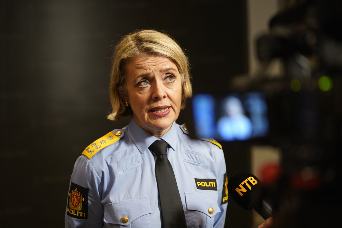 Oslo 20200311.
Politidirektør Benedicte Bjørnland (bildet) og beredskapsdirektør Tone Vangen holder en pressebrief i Politidirektoratet om status for politiet som følge av utbredelsen av koronaviruset.
Foto: Heiko Junge / NTB scanpix Oslo 20200311.
Politidirektør Benedicte Bjørnland (bildet) og beredskapsdirektør Tone Vangen holder en pressebrief i Politidirektoratet om status for politiet som følge av utbredelsen av koronaviruset.
Foto: Heiko Junge / NTB scanpix
