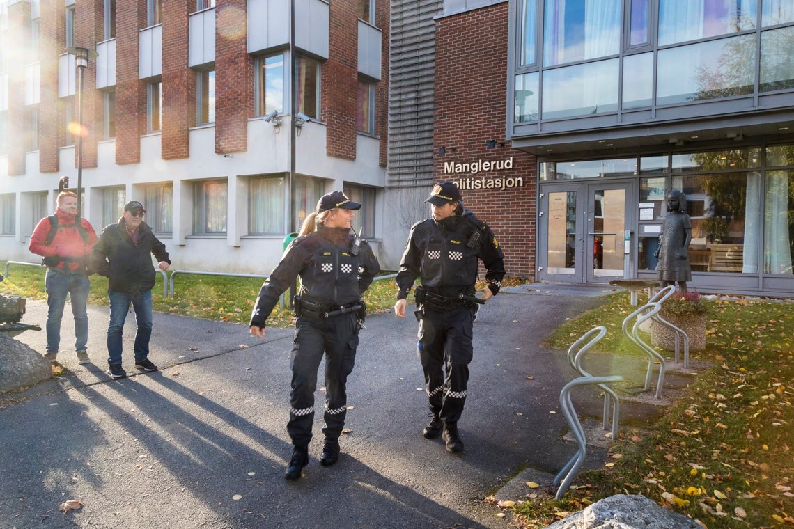 Oslo 20181025.
Kronprins Haakon besøkte Manglerud politistasjon torsdag.
Foto: Heiko Junge / NTB scanpix Oslo 20181025.
Kronprins Haakon besøkte Manglerud politistasjon torsdag.
Foto: Heiko Junge / NTB scanpix