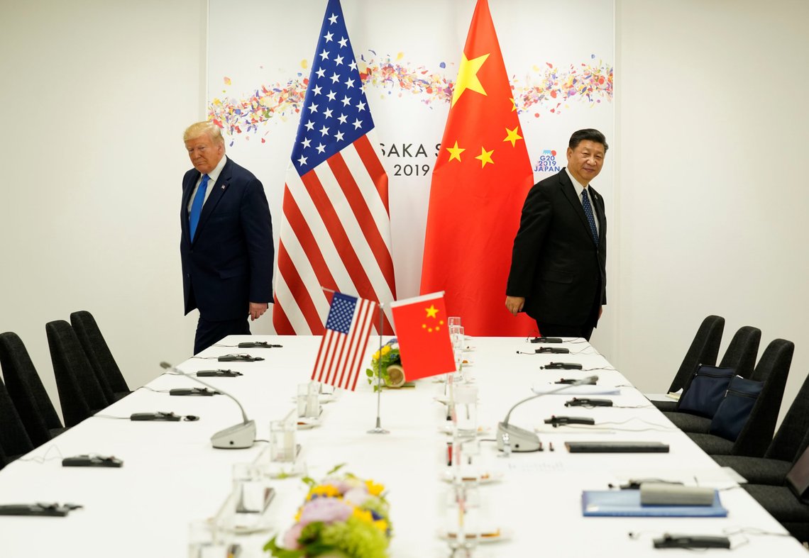 U.S. President Donald Trump attends a bilateral meeting with China's President Xi Jinping during the G20 leaders summit in Osaka, Japan, June 29, 2019. REUTERS/Kevin Lamarque U.S. President Donald Trump attends a bilateral meeting with China's President Xi Jinping during the G20 leaders summit in Osaka, Japan, June 29, 2019. REUTERS/Kevin Lamarque