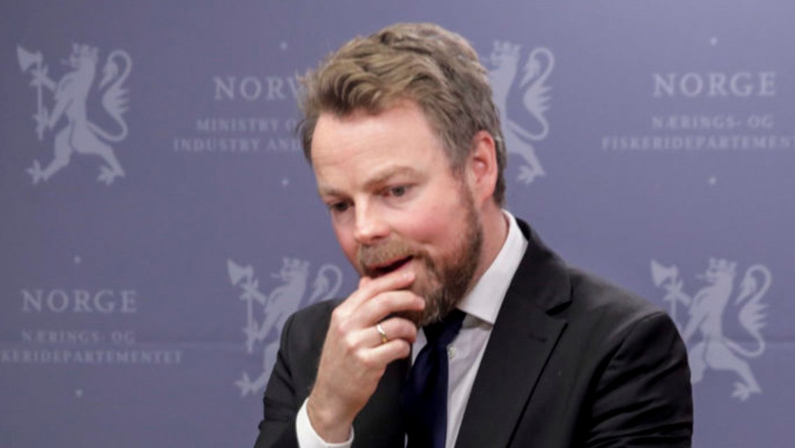 Oslo 20191122.
Næringsminister Torbjørn Røe Isaksen legger fram regjeringens nye eierskapsmelding.
Foto: Vidar Ruud / NTB scanpix Oslo 20191122.
Næringsminister Torbjørn Røe Isaksen legger fram regjeringens nye eierskapsmelding.
Foto: Vidar Ruud / NTB scanpix