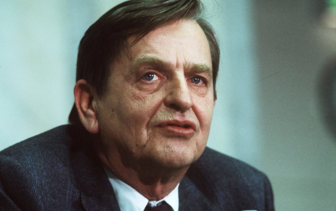 Swedish politican and Prime minister Olof Palme photographed December 12, 1983. Picture taken December 12, 1983. TT News Agency/Anders Holmstrom via REUTERS ATTENTION EDITORS - THIS IMAGE WAS PROVIDED BY A THIRD PARTY. SWEDEN OUT. NO COMMERCIAL OR EDITORIAL SALES IN SWEDEN. Swedish politican and Prime minister Olof Palme photographed December 12, 1983. Picture taken December 12, 1983. TT News Agency/Anders Holmstrom via REUTERS ATTENTION EDITORS - THIS IMAGE WAS PROVIDED BY A THIRD PARTY. SWEDEN OUT. NO COMMERCIAL OR EDITORIAL SALES IN SWEDEN.