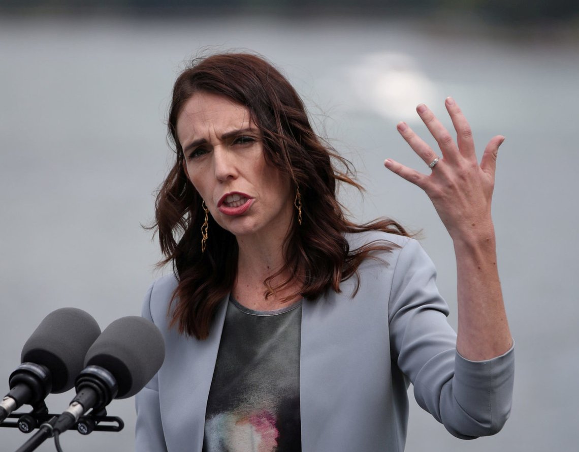 FILE PHOTO: New Zealand Prime Minister Jacinda Ardern speaks during a joint press conference held with Australian Prime Minister Scott Morrison at Admiralty House in Sydney, Australia, February 28, 2020. REUTERS/Loren Elliott/File Photo FILE PHOTO: New Zealand Prime Minister Jacinda Ardern speaks during a joint press conference held with Australian Prime Minister Scott Morrison at Admiralty House in Sydney, Australia, February 28, 2020. REUTERS/Loren Elliott/File Photo