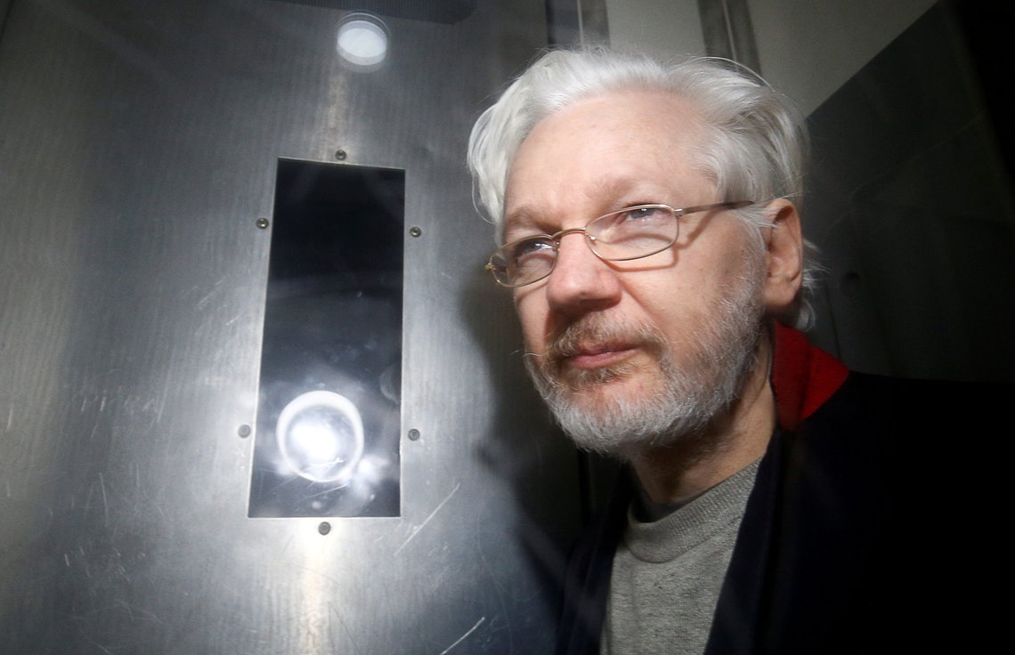 FILE PHOTO: WikiLeaks' founder Julian Assange leaves Westminster Magistrates Court in London, Britain at an earlier appearance on January 13, 2020. REUTERS/Henry Nicholls/File Photo FILE PHOTO: WikiLeaks' founder Julian Assange leaves Westminster Magistrates Court in London, Britain at an earlier appearance on January 13, 2020. REUTERS/Henry Nicholls/File Photo