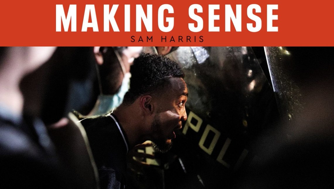 Makings sense. Sam Harris. Stillfoto: Youtube. Makings sense. Sam Harris. Stillfoto: Youtube.