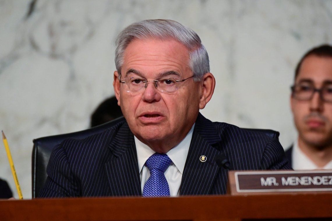Senator Robert Menendez (D-NJ) questions David Marcus, head of Facebook's Calibra (digital wallet service), during a testimony before a Senate Banking, Housing and Urban Affairs Committee hearing on "Examining Facebook's Proposed Digital Currency and Data Privacy Considerations" on Capitol Hill in Washington, U.S., July 16, 2019. REUTERS/Erin Scott Senator Robert Menendez (D-NJ) questions David Marcus, head of Facebook's Calibra (digital wallet service), during a testimony before a Senate Banking, Housing and Urban Affairs Committee hearing on "Examining Facebook's Proposed Digital Currency and Data Privacy Considerations" on Capitol Hill in Washington, U.S., July 16, 2019. REUTERS/Erin Scott