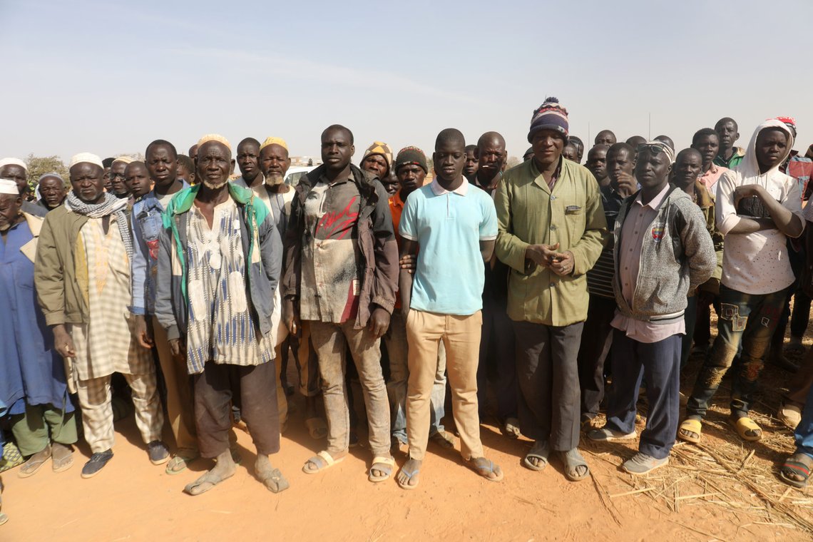 Displaced people wait for help at a village in Dablo area, Burkina Faso March 1, 2019. Picture taken March 1, 2019. REUTERS/Luc Gnago Displaced people wait for help at a village in Dablo area, Burkina Faso March 1, 2019. Picture taken March 1, 2019. REUTERS/Luc Gnago