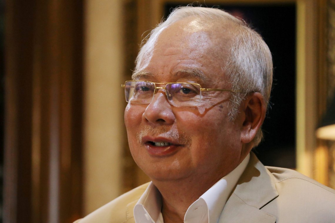 Malaysia's former Prime Minister Najib Razak speaks during an interview with Reuters in Kuala Lumpur, Malaysia March 4, 2020. REUTERS/Lim Huey Teng Malaysia's former Prime Minister Najib Razak speaks during an interview with Reuters in Kuala Lumpur, Malaysia March 4, 2020. REUTERS/Lim Huey Teng