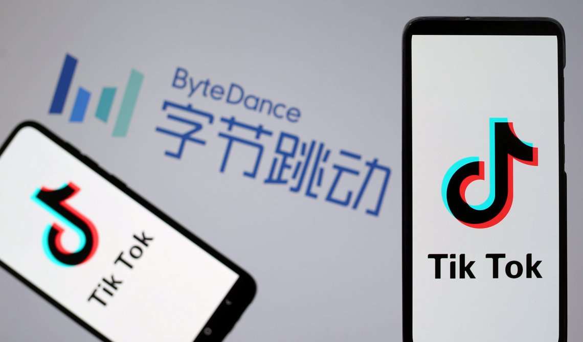 FILE PHOTO: TikTok logos are seen on smartphones in front of a displayed ByteDance logo in this illustration taken Nov. 27, 2019. REUTERS/Dado Ruvic/Illustration/File Photo FILE PHOTO: TikTok logos are seen on smartphones in front of a displayed ByteDance logo in this illustration taken Nov. 27, 2019. REUTERS/Dado Ruvic/Illustration/File Photo