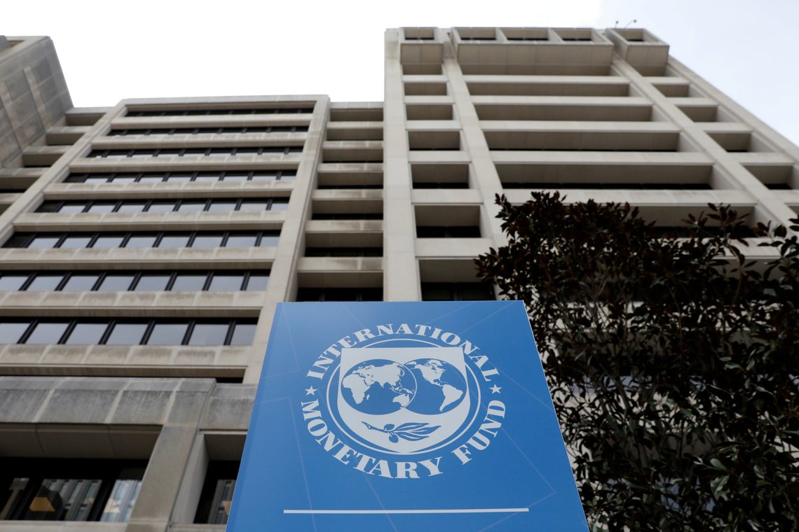 FILE PHOTO: The International Monetary Fund (IMF) headquarters building is seen ahead of the IMF/World Bank spring meetings in Washington, U.S., April 8, 2019. REUTERS/Yuri Gripas/File Photo FILE PHOTO: The International Monetary Fund (IMF) headquarters building is seen ahead of the IMF/World Bank spring meetings in Washington, U.S., April 8, 2019. REUTERS/Yuri Gripas/File Photo
