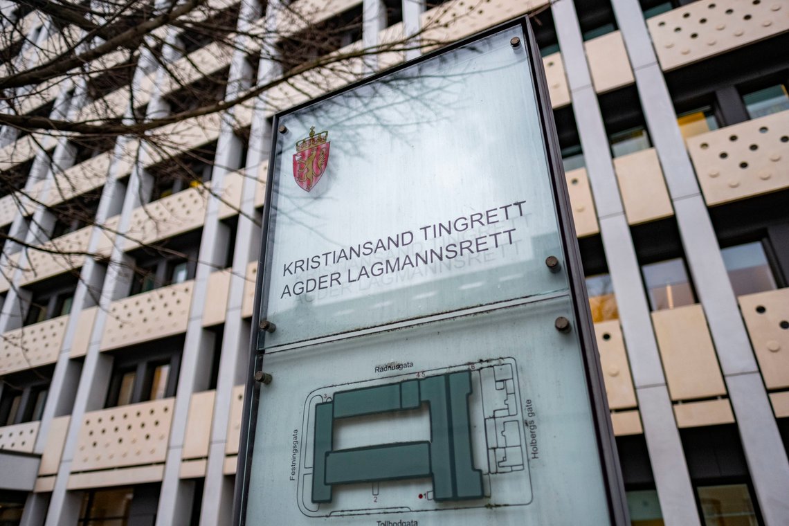 Kristiansand 20181113.
Eksteriør bilder av tinghuset og politihuset i Kristiansand.
Foto: Tor Erik Schrøder / NTB scanpix Kristiansand 20181113.
Eksteriør bilder av tinghuset og politihuset i Kristiansand.
Foto: Tor Erik Schrøder / NTB scanpix