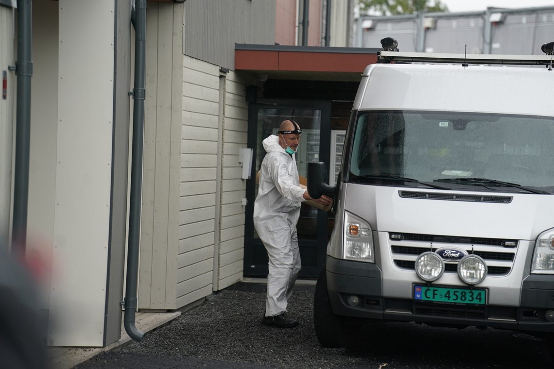 Oslo 20200719.
Øst politidistrikt melder at to barn er funnet døde på en privat adresse i Lørenskog. Moren ble funnet kritisk skadd på samme sted.
Foto: Fredrik Hagen / NTB scanpix Oslo 20200719.
Øst politidistrikt melder at to barn er funnet døde på en privat adresse i Lørenskog. Moren ble funnet kritisk skadd på samme sted.
Foto: Fredrik Hagen / NTB scanpix