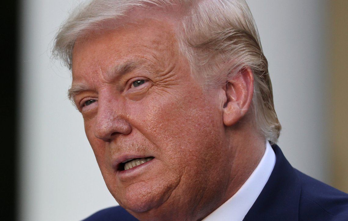 U.S. President Donald Trump attends a news conference in the Rose Garden at the White House in Washington, U.S., July 14, 2020. REUTERS/Jonathan Ernst U.S. President Donald Trump attends a news conference in the Rose Garden at the White House in Washington, U.S., July 14, 2020. REUTERS/Jonathan Ernst