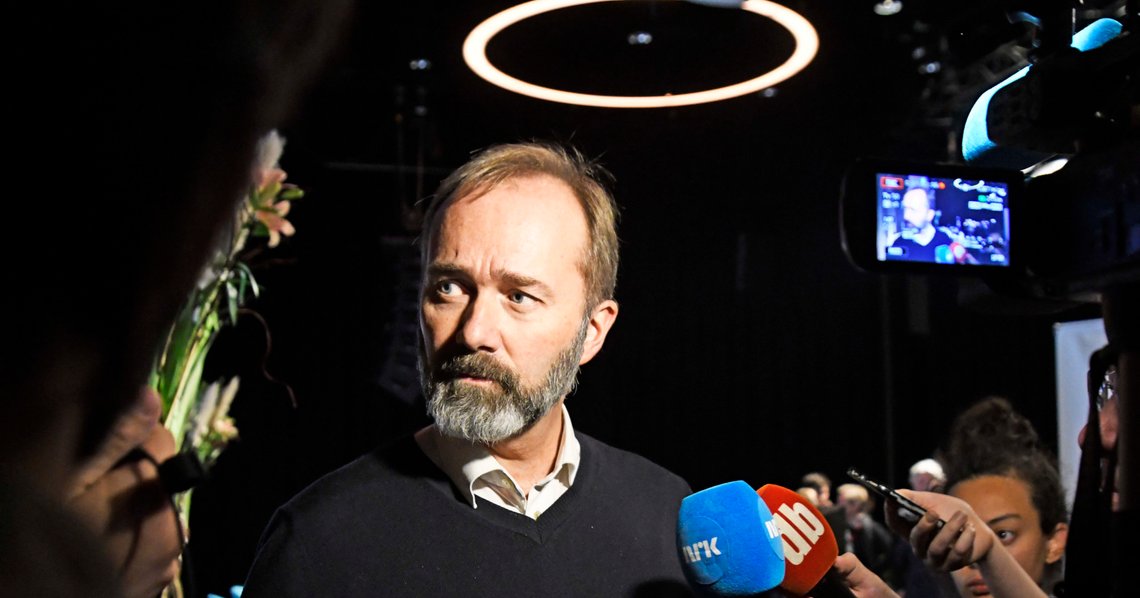 Tromsø 20191108.
Trond Giske møter pressen etter paneldebatten på mediekonferansen Svarte Natta i Tromsø. Han er der for å snakke om medias håndtering av MeToo.
Foto: Rune Stoltz Bertinussen / NTB scanpix Tromsø 20191108.
Trond Giske møter pressen etter paneldebatten på mediekonferansen Svarte Natta i Tromsø. Han er der for å snakke om medias håndtering av MeToo.
Foto: Rune Stoltz Bertinussen / NTB scanpix