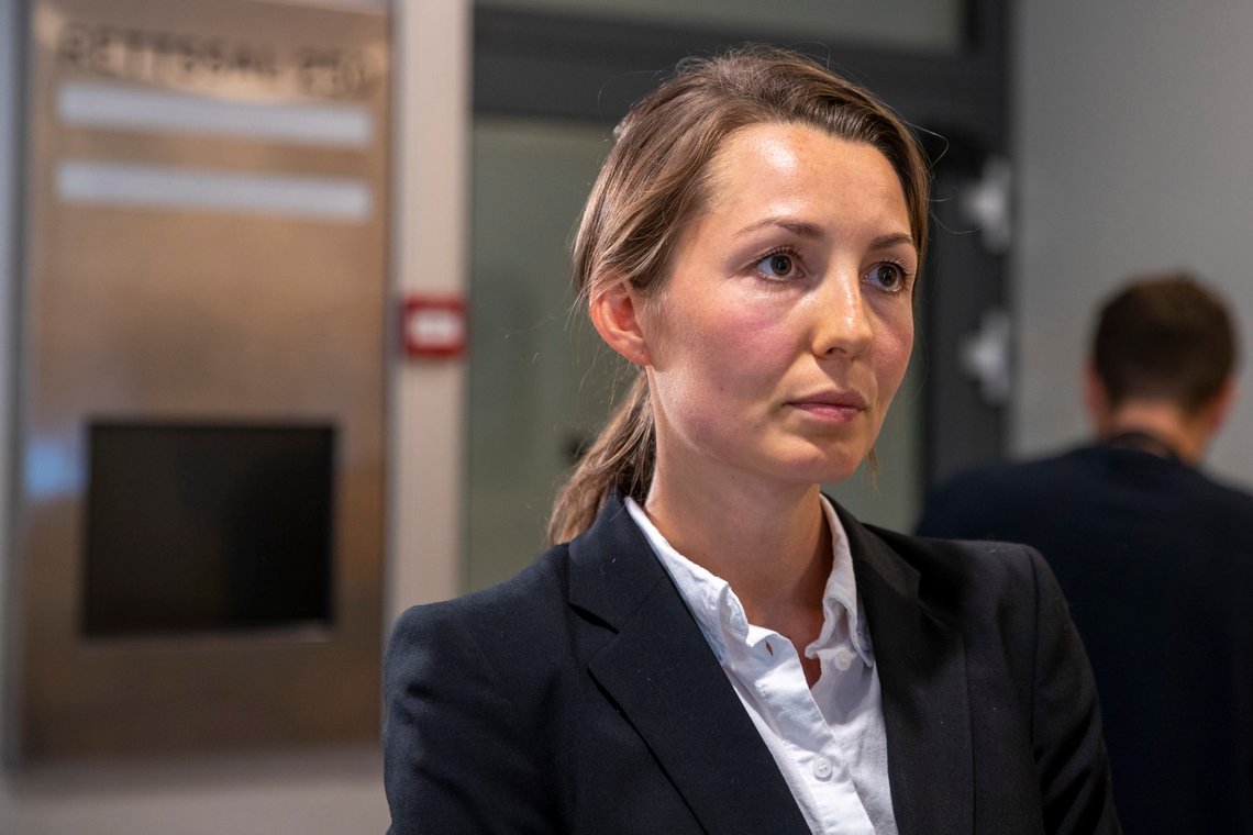 Tromsø 20200805.
Advokatfullmektig Cecilia Therese Ekholt i Oslo Tingrett i forbindelse om begjæring av fengsling av en norsk statsborger i mulla Krekar-saken.
Foto: Terje Pedersen / NTB scanpix Tromsø 20200805.
Advokatfullmektig Cecilia Therese Ekholt i Oslo Tingrett i forbindelse om begjæring av fengsling av en norsk statsborger i mulla Krekar-saken.
Foto: Terje Pedersen / NTB scanpix