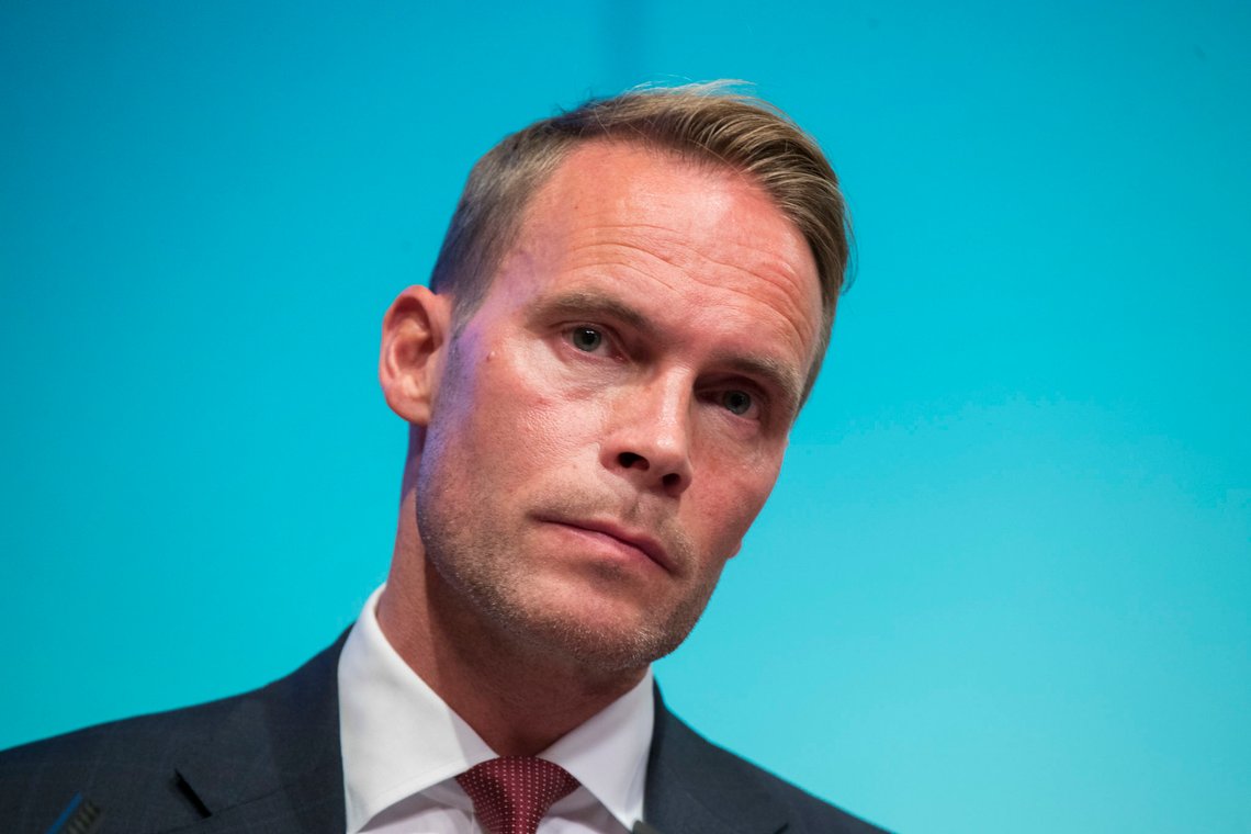 Oslo 20180821.
Nestleder for Norges Bank Investment Management Trond Grande presenterer resultater for andre kvartal for Statens pensjonsfond utland.
Foto: Vidar Ruud / NTB scanpix Oslo 20180821.
Nestleder for Norges Bank Investment Management Trond Grande presenterer resultater for andre kvartal for Statens pensjonsfond utland.
Foto: Vidar Ruud / NTB scanpix