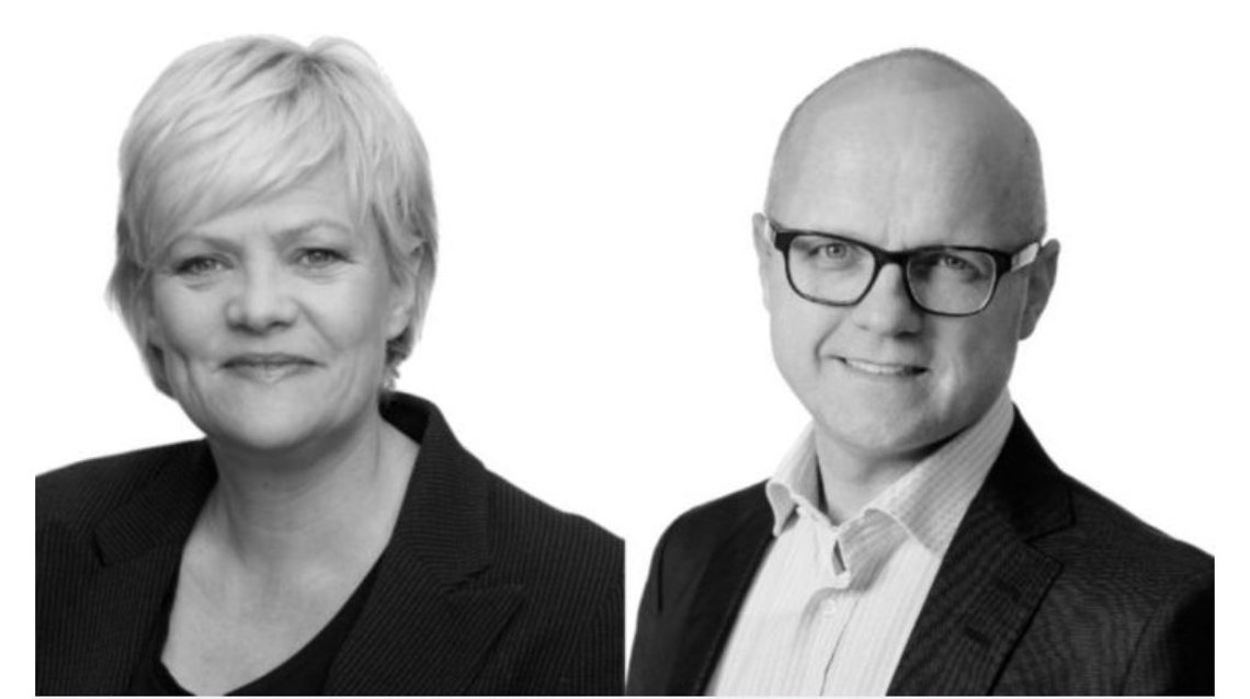 Kristin Halvorsen og Vidar Helgesen har ledet "Klimaomstillingsutvalget". Foto: Regjeringen.no Kristin Halvorsen og Vidar Helgesen har ledet "Klimaomstillingsutvalget". Foto: Regjeringen.no