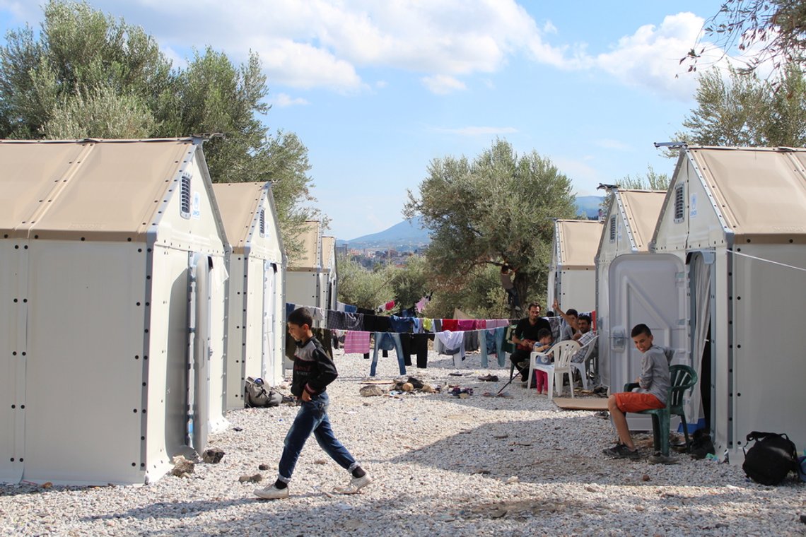 Kara Tepe-leiren i 2016. Foto: Irinnews.org Kara Tepe-leiren i 2016. Foto: Irinnews.org