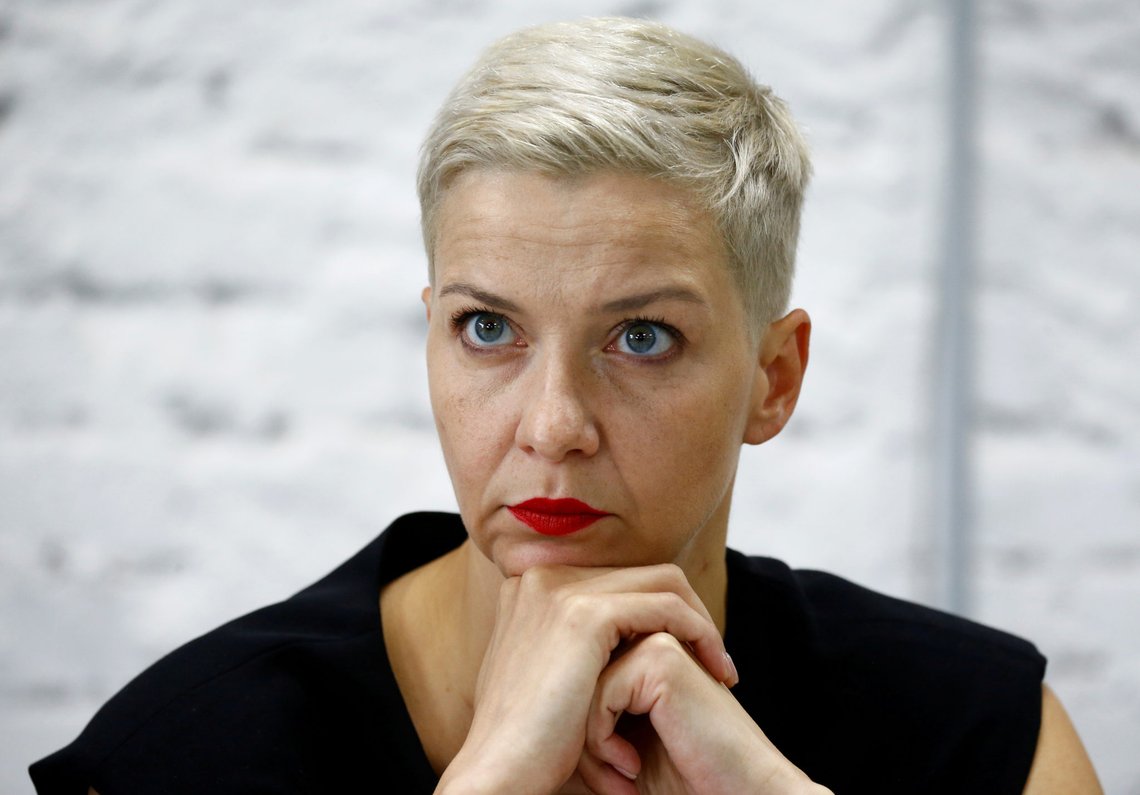 FILE PHOTO: Politician and representative of the Coordination Council for members of the Belarusian opposition Maria Kolesnikova attends a news conference in Minsk, Belarus August 24, 2020. REUTERS/Vasily Fedosenko/File Photo FILE PHOTO: Politician and representative of the Coordination Council for members of the Belarusian opposition Maria Kolesnikova attends a news conference in Minsk, Belarus August 24, 2020. REUTERS/Vasily Fedosenko/File Photo