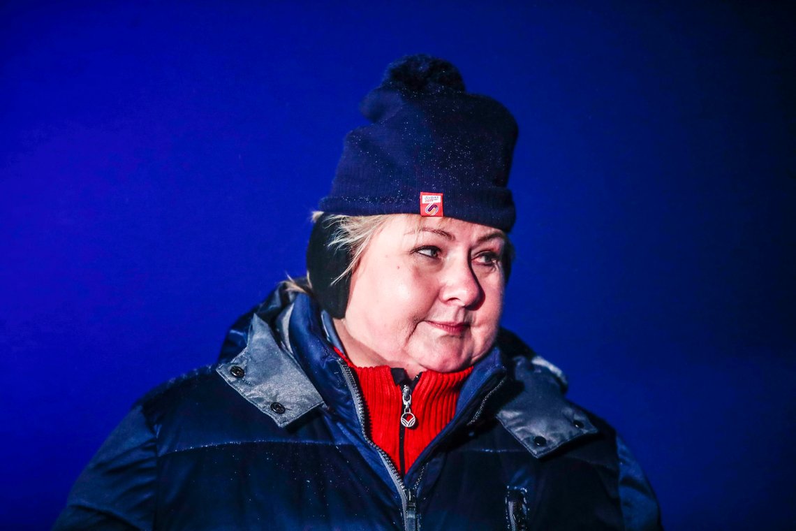 Longyearbyen 20200225.
Statsminister Erna Solberg besøker Svalbard globale frøhvelv. Representanter fra mange land og universiteter ankom hvelvet med nye frø.
Foto: Lise Åserud / NTB scanpix Longyearbyen 20200225.
Statsminister Erna Solberg besøker Svalbard globale frøhvelv. Representanter fra mange land og universiteter ankom hvelvet med nye frø.
Foto: Lise Åserud / NTB scanpix