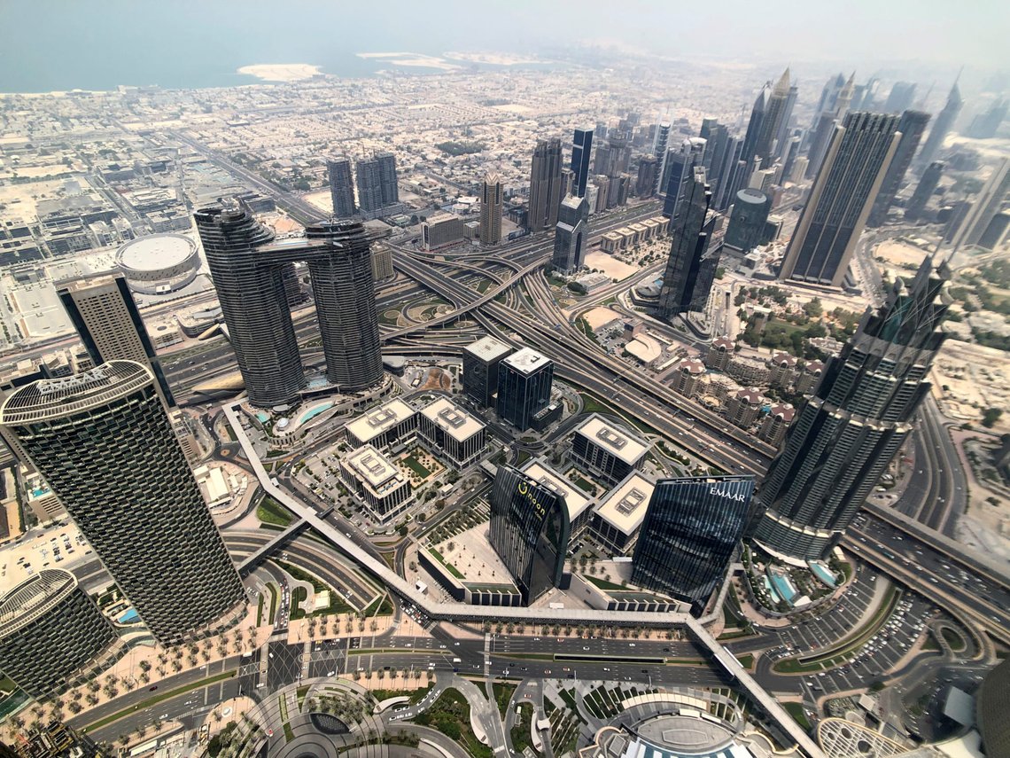 FILE PHOTO: General view of Dubai from Burj Al khalifa in Dubai, United Arab Emirates, July 17, 2019. REUTERS/ Hamad I Mohammed/File Photo FILE PHOTO: General view of Dubai from Burj Al khalifa in Dubai, United Arab Emirates, July 17, 2019. REUTERS/ Hamad I Mohammed/File Photo