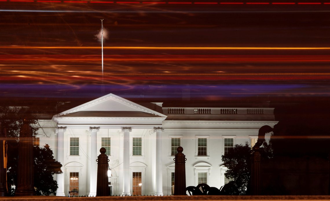 FILE PHOTO: A view of the White House by night in Washington, U.S., November 16, 2019. REUTERS/Yara Nardi/File Photo FILE PHOTO: A view of the White House by night in Washington, U.S., November 16, 2019. REUTERS/Yara Nardi/File Photo
