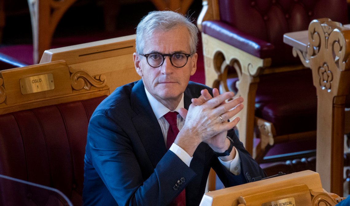 Oslo 20201005.
Jonas Gahr Støre (Ap) under Trontaledebatten i stortinget.
Foto: Terje Pedersen / NTB Oslo 20201005.
Jonas Gahr Støre (Ap) under Trontaledebatten i stortinget.
Foto: Terje Pedersen / NTB
