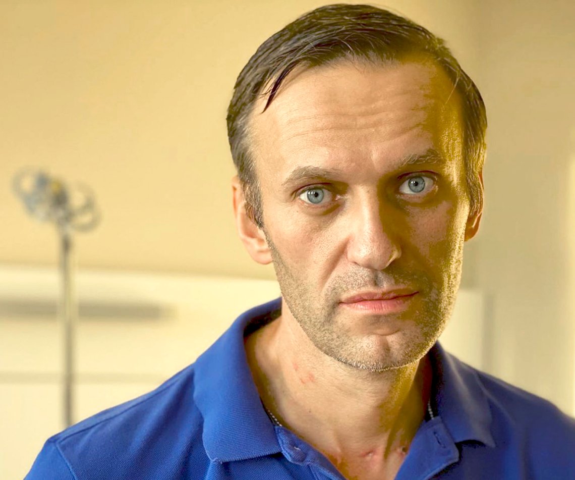 In this handout photo published by Russian opposition leader Alexei Navalny on his instagram account on Tuesday, Sept. 22, 2020, Navalny poses for a photo in a hospital in Berlin, Germany. German doctors say Russian opposition leader Alexei Navalny released from hospital after poisoning treatment. (Navalny instagram via AP) In this handout photo published by Russian opposition leader Alexei Navalny on his instagram account on Tuesday, Sept. 22, 2020, Navalny poses for a photo in a hospital in Berlin, Germany. German doctors say Russian opposition leader Alexei Navalny released from hospital after poisoning treatment. (Navalny instagram via AP)