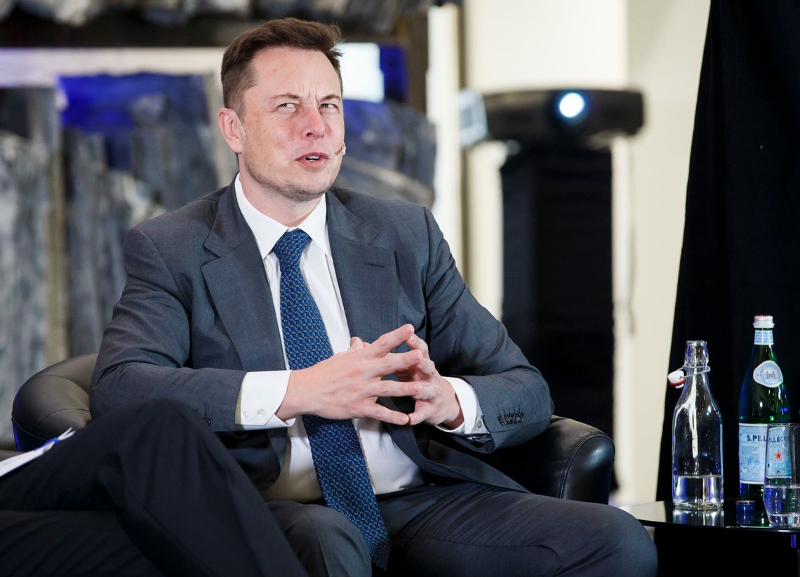 OSLO 20160421.
Grunnlegger av Tesla Motors Elon Musk deltar på konferansen Grønn Omstilling - Framtidens transportløsninger på Astrup Fearnley Museet i Oslo torsdag.
Foto: Heiko Junge / NTB OSLO 20160421.
Grunnlegger av Tesla Motors Elon Musk deltar på konferansen Grønn Omstilling - Framtidens transportløsninger på Astrup Fearnley Museet i Oslo torsdag.
Foto: Heiko Junge / NTB