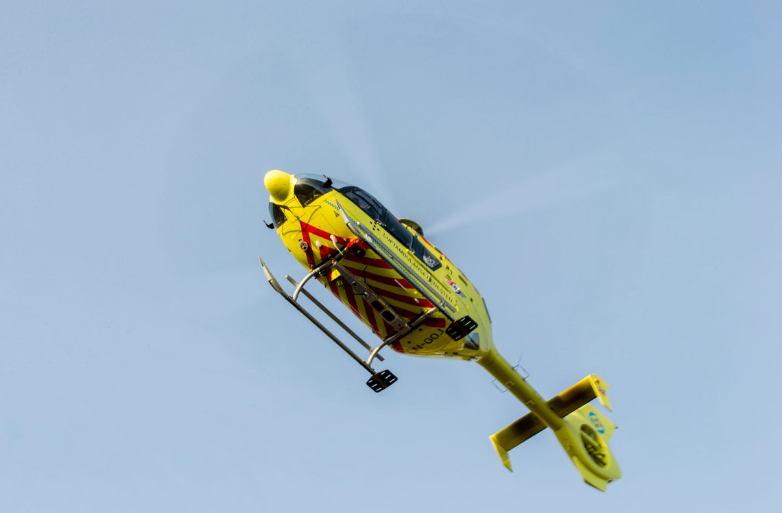 Oslo 20150409.
Illustrasjonsbilde av et ambulansehelikopter i Oslo torsdag ettermiddag.
Foto: Vegard Wivestad Grøtt / NTB Oslo 20150409.
Illustrasjonsbilde av et ambulansehelikopter i Oslo torsdag ettermiddag.
Foto: Vegard Wivestad Grøtt / NTB