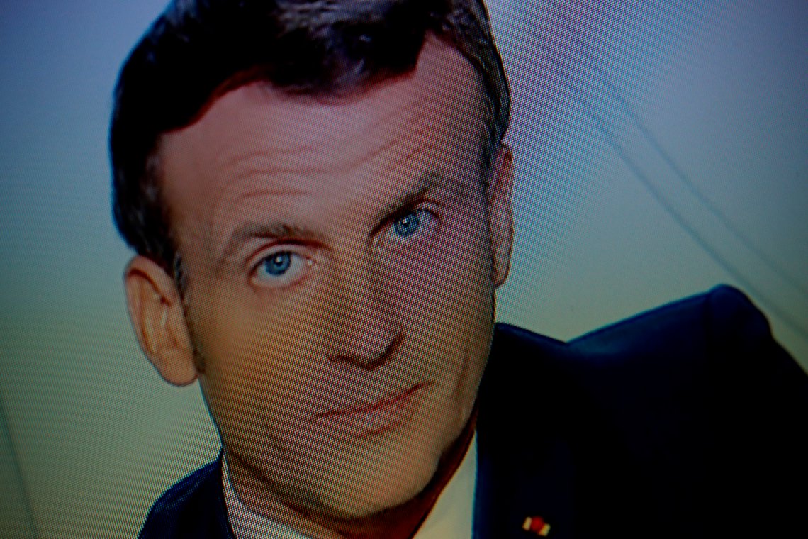 In this photo from French TV channel TF1 French President Emmanuel Macron gives a TV address to the nation in Paris, Wednesday, Oct. 28, 2020. Macron has announced a second national lockdown in France to try to combat a second wave of the resurgent coronavirus in the country. (AP Photo/Christophe Ena) In this photo from French TV channel TF1 French President Emmanuel Macron gives a TV address to the nation in Paris, Wednesday, Oct. 28, 2020. Macron has announced a second national lockdown in France to try to combat a second wave of the resurgent coronavirus in the country. (AP Photo/Christophe Ena)