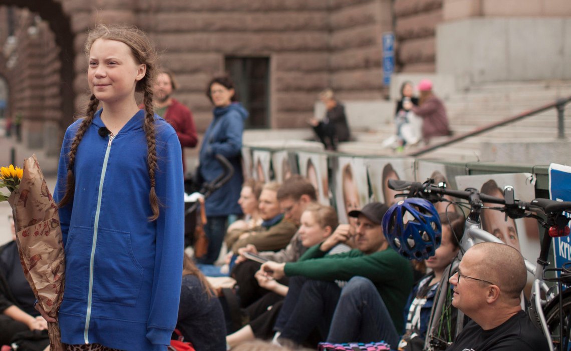 This image released by Hulu shows activist Greta Thunberg in a scene from the documentary "I Am Greta." The film premieres Friday on Hulu. (Hulu via AP) This image released by Hulu shows activist Greta Thunberg in a scene from the documentary "I Am Greta." The film premieres Friday on Hulu. (Hulu via AP)