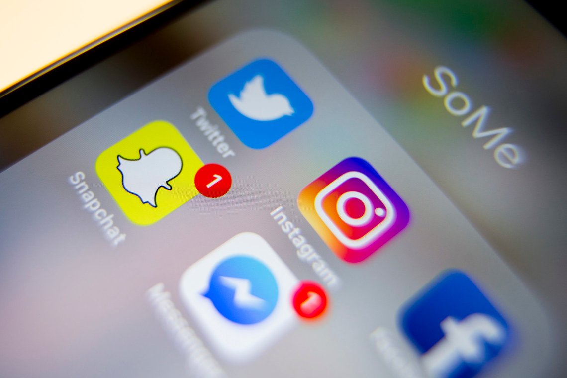 Oslo 20161229.
Sosiale medier: Messenger, Twitter, Instagram, Facebook og Snapchat.
Apper på iPhone
Foto: Håkon Mosvold Larsen / NTB Oslo 20161229.
Sosiale medier: Messenger, Twitter, Instagram, Facebook og Snapchat.
Apper på iPhone
Foto: Håkon Mosvold Larsen / NTB