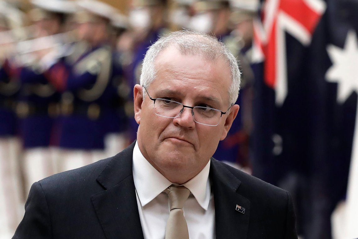 Scott Morrison. Foto: (Kiyoshi Ota//AP/NTB Scott Morrison. Foto: (Kiyoshi Ota//AP/NTB