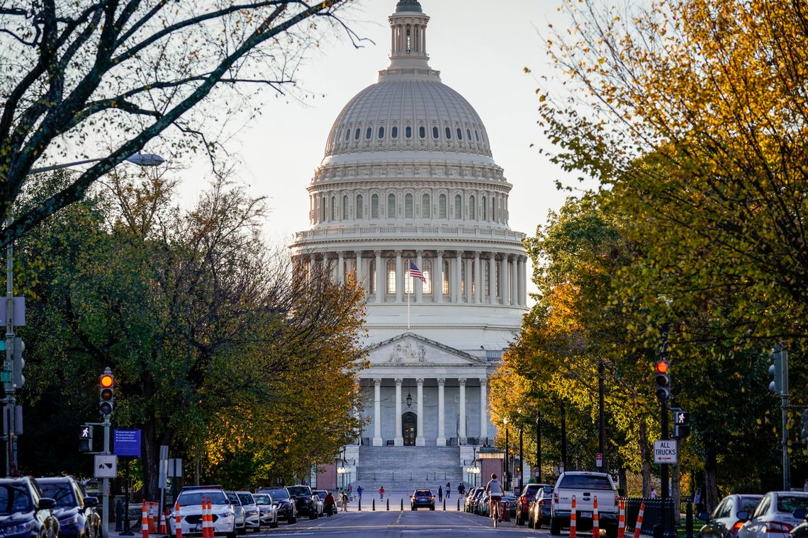 The East Front of the Capitol is seen in Washington, Wednesday, Nov. 4, 2020. (AP Photo/J. Scott Applewhite) The East Front of the Capitol is seen in Washington, Wednesday, Nov. 4, 2020. (AP Photo/J. Scott Applewhite)