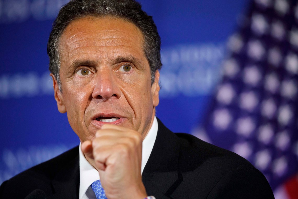 FILE - In this May 27, 2020, file photo, New York Gov. Andrew Cuomo speaks during a news conference at the National Press Club in Washington. A former aide to Cuomo who is now running for Manhattan borough president accused him of sexual harassment in a series of tweets Sunday, Dec. 13, 2020 saying he made inappropriate comments about her appearance. Lindsey Boylan, 36, worked for the Cuomo administration from March 2015 to October 2018, serving first as executive vice president of Empire State Development and then as a special adviser to Cuomo for economic development. (AP Photo/Jacquelyn Martin, File) FILE - In this May 27, 2020, file photo, New York Gov. Andrew Cuomo speaks during a news conference at the National Press Club in Washington. A former aide to Cuomo who is now running for Manhattan borough president accused him of sexual harassment in a series of tweets Sunday, Dec. 13, 2020 saying he made inappropriate comments about her appearance. Lindsey Boylan, 36, worked for the Cuomo administration from March 2015 to October 2018, serving first as executive vice president of Empire State Development and then as a special adviser to Cuomo for economic development. (AP Photo/Jacquelyn Martin, File)